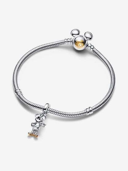 Disney 100th Anniversary Mickey Mouse Lab-grown Diamond Dangle Charm