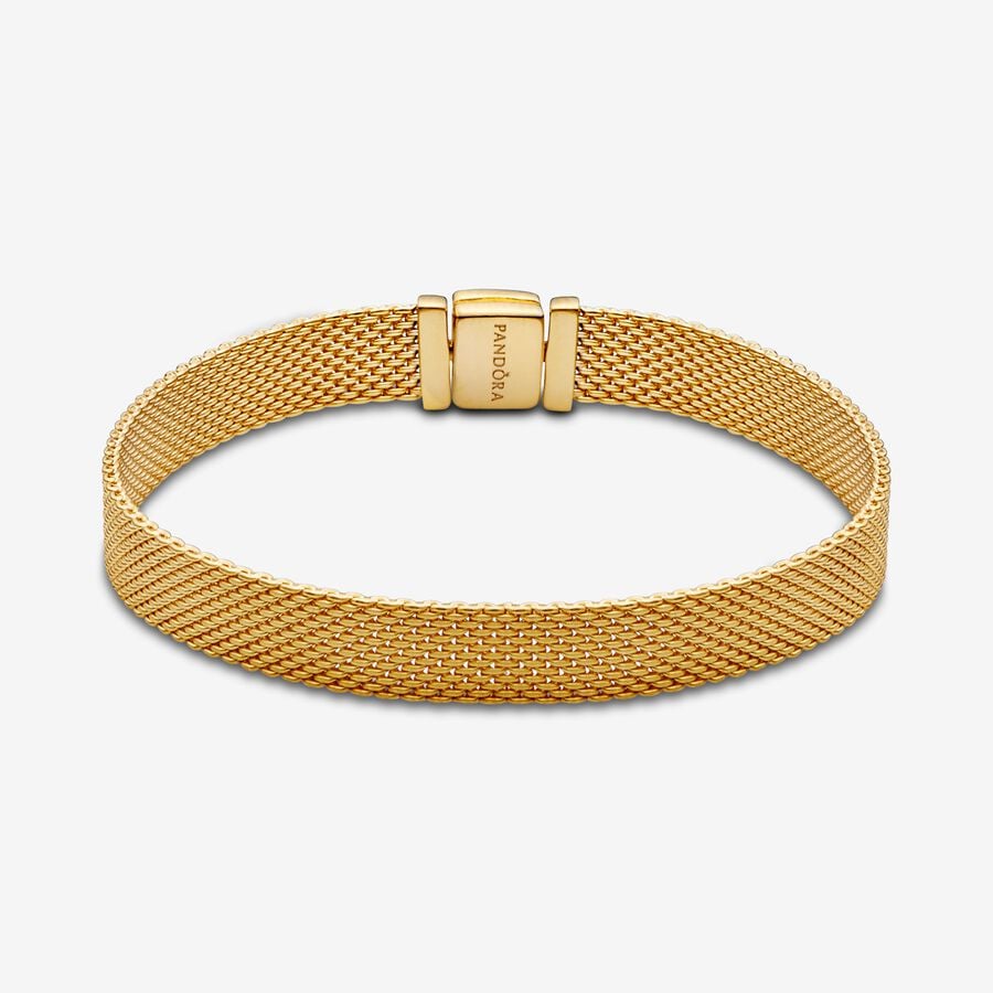 PANDORA Reflexions bracelet in 14k gold-plated