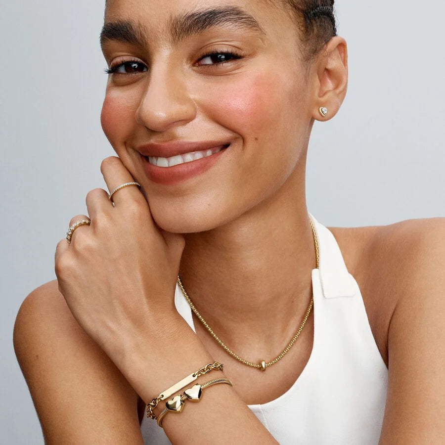 Engravable Bar Link Bracelet