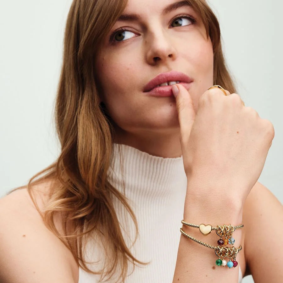 Pandora Moments Studded Chain Bracelet