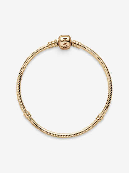 Pandora Moments 14K Gold Snake Chain Bracelet