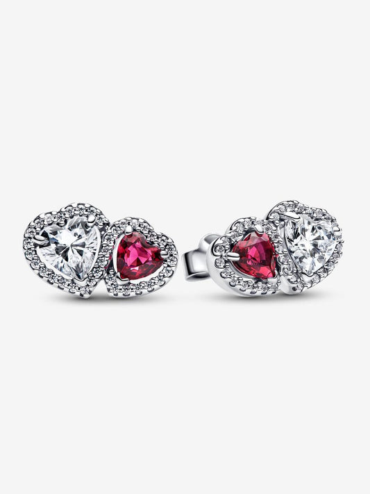 Halo Hearts Stud Earrings
Sterling silver