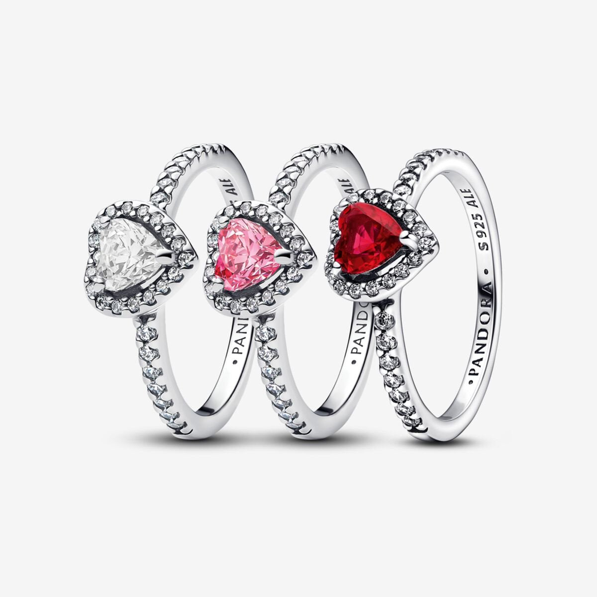 Best seller Elevated Hearts 3 Rings Set