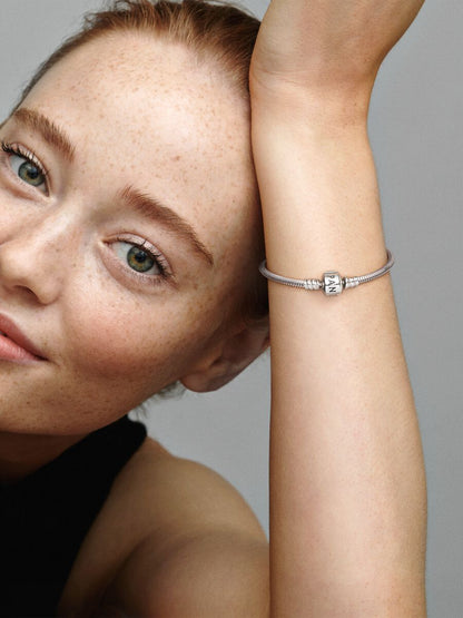 Pandora Moments Barrel Clasp Snake Chain Bracelet