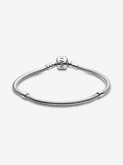 Pandora Moments Barrel Clasp Snake Chain Bracelet