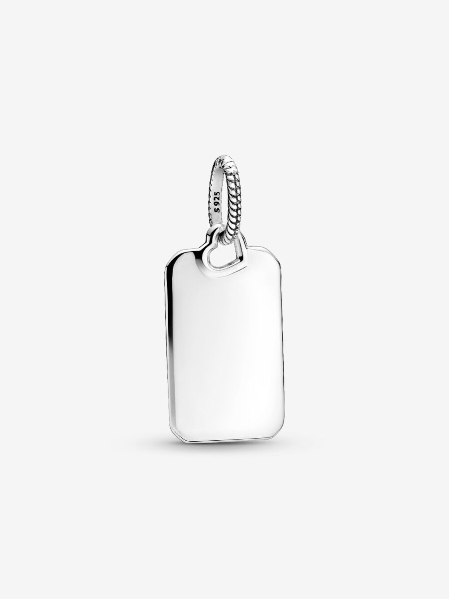 Engravable Rectangle Tag Pendant