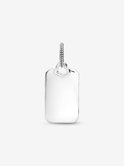 Engravable Rectangle Tag Pendant