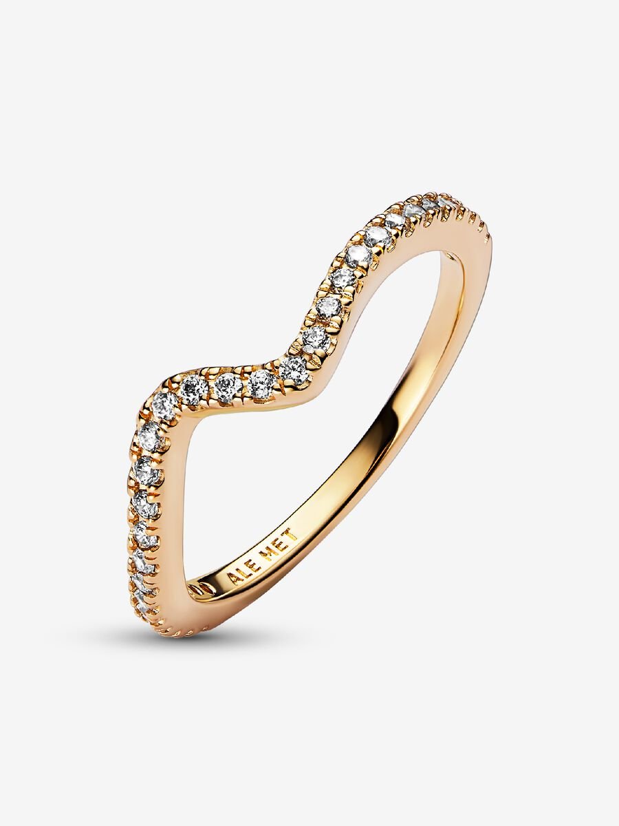 Sparkling Wave Ring