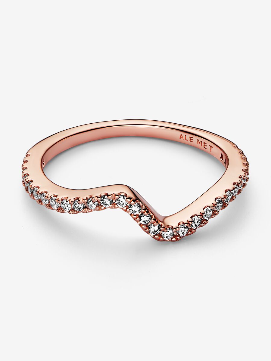 Sparkling Wave Ring