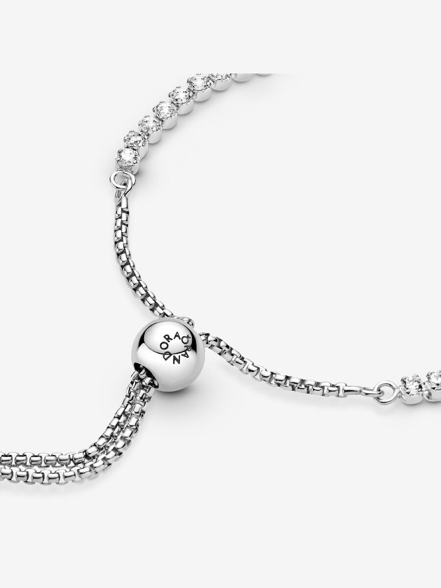 Sparkling Slider Tennis Bracelet