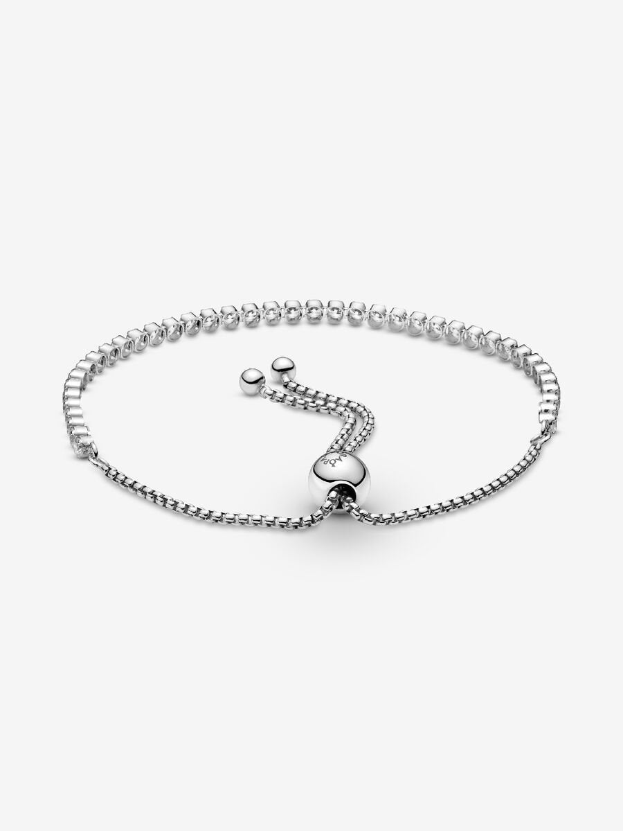 Sparkling Slider Tennis Bracelet