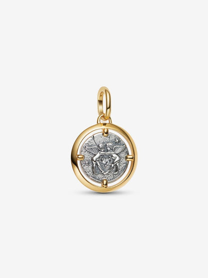 NEW | Cupids Medallion Charm
Sterling silver, 14k gold plating
