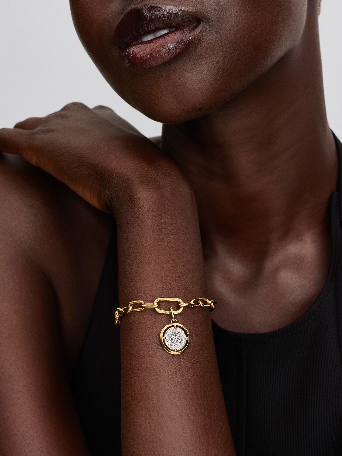 NEW | Cupids Medallion Charm
Sterling silver, 14k gold plating