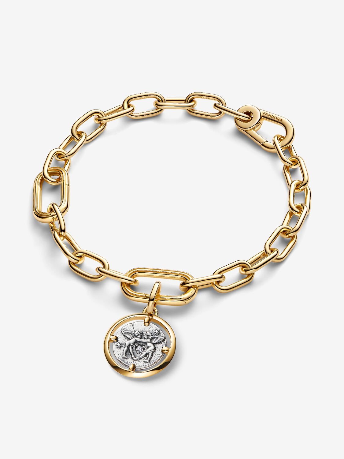 NEW | Cupids Medallion Charm
Sterling silver, 14k gold plating