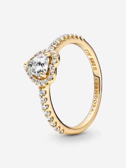 Elevated Heart Ring