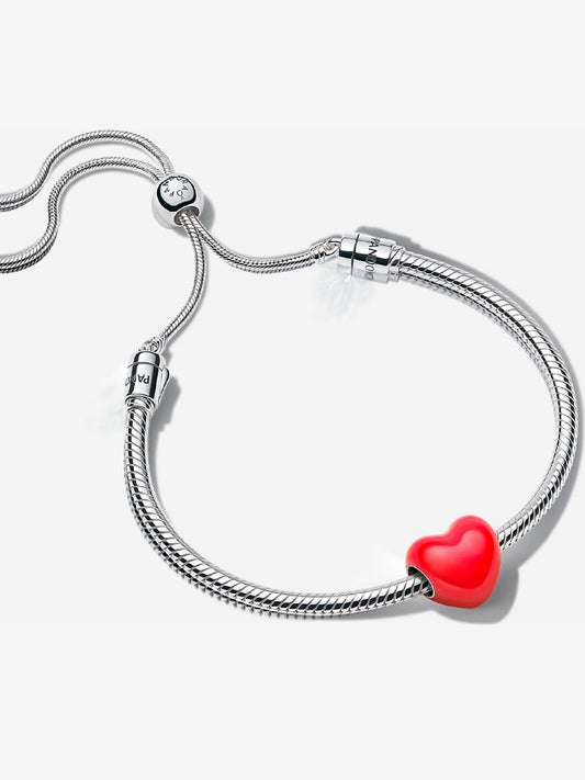 Colour Changing Hidden Message Heart Charm Bracelet Gift Set