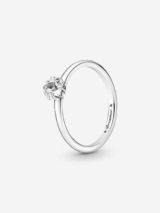 Celestial Sparkling Star Solitaire Ring