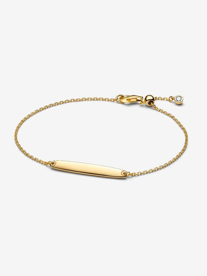 NEW | Engravable Bar Chain Bracelet
14k gold plating