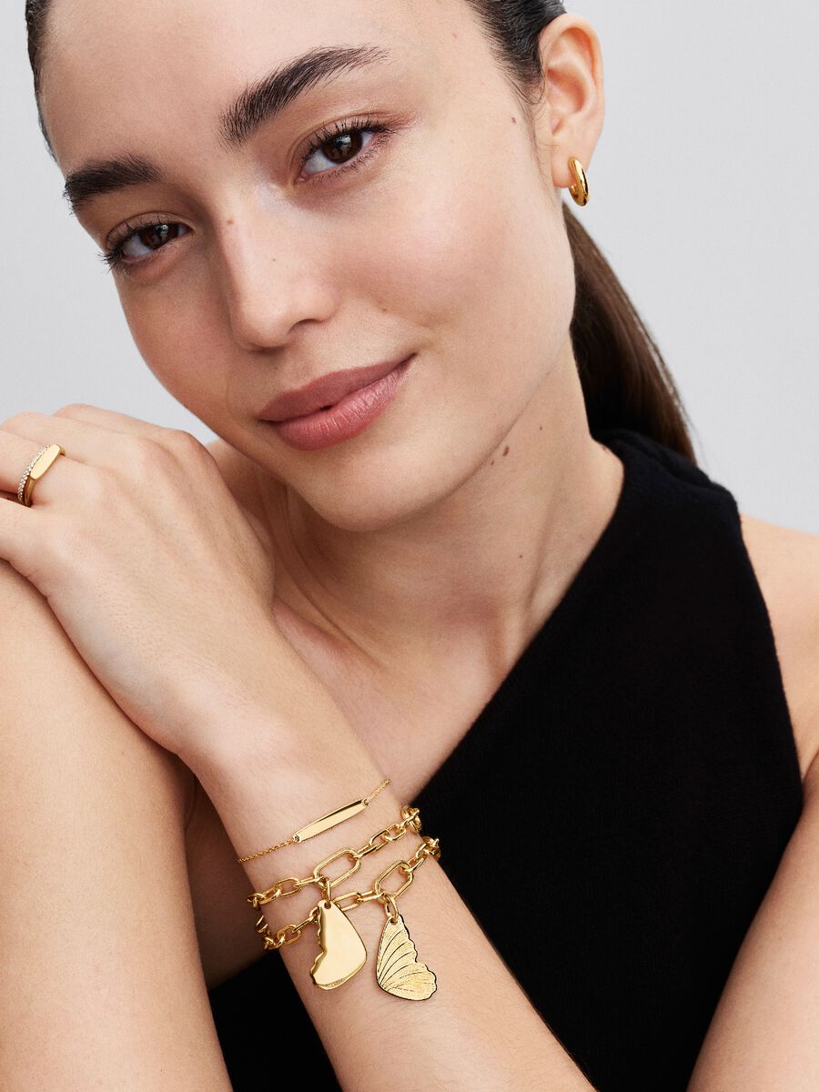 NEW | Engravable Bar Chain Bracelet
14k gold plating