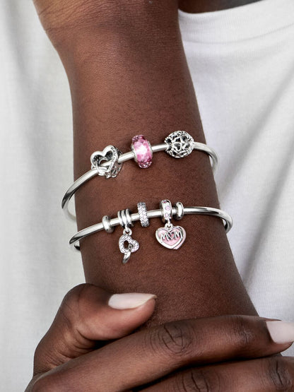 Love You Mom Infinity Heart Charm