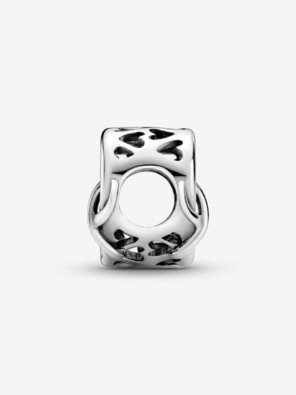 Love You Mom Infinity Heart Charm