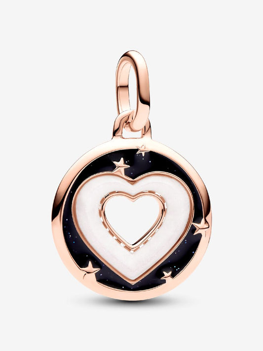 Pandora ME Hearts Medallion Charm
14k rose gold plating