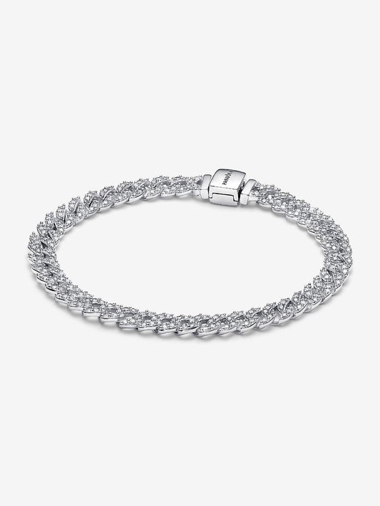 Pandora Timeless Pavé Cuban Chain Bracelet
