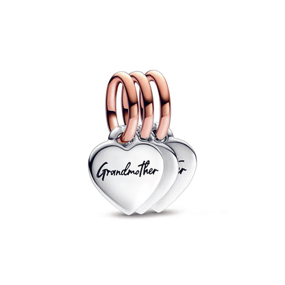Two-tone Splittable Family Generation of Hearts Triple Dangle Charm