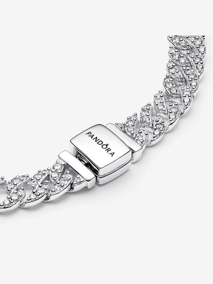 Pandora Timeless Pavé Cuban Chain Bracelet