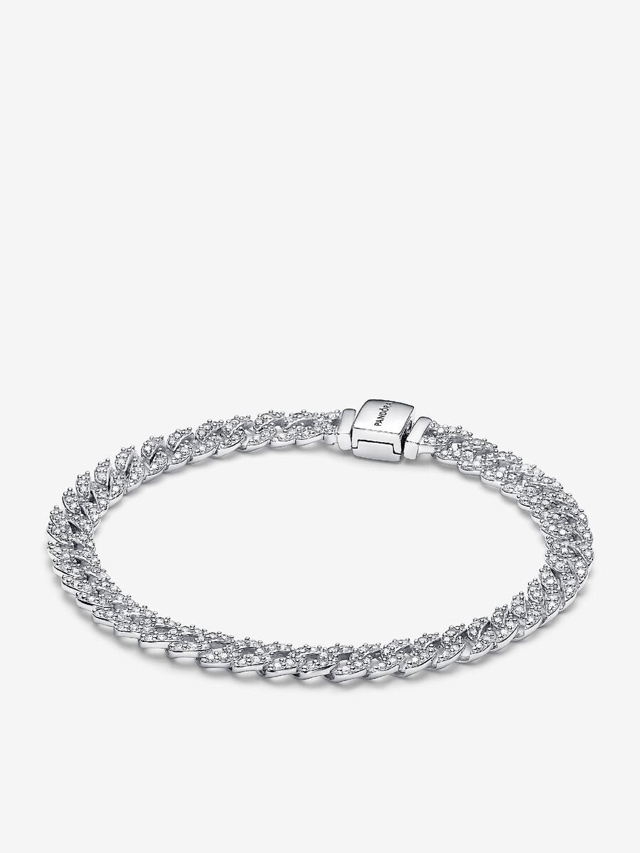 Timeless Pave Cuban Jewelry Set