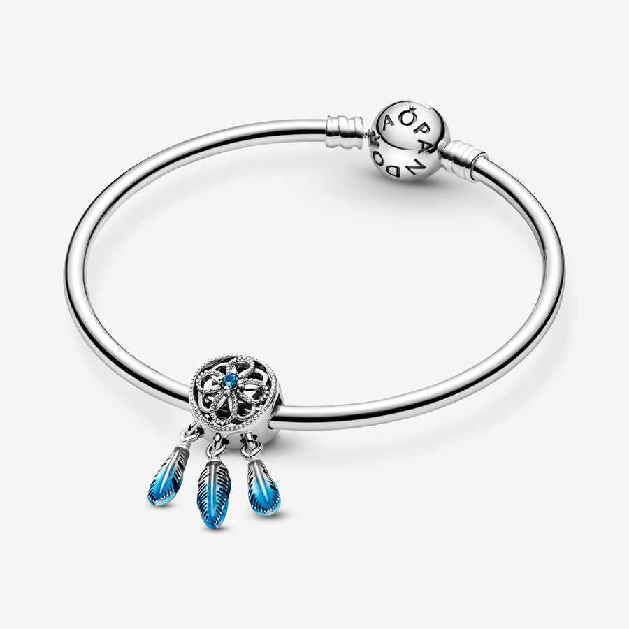 Blue Dreamcatcher Charm