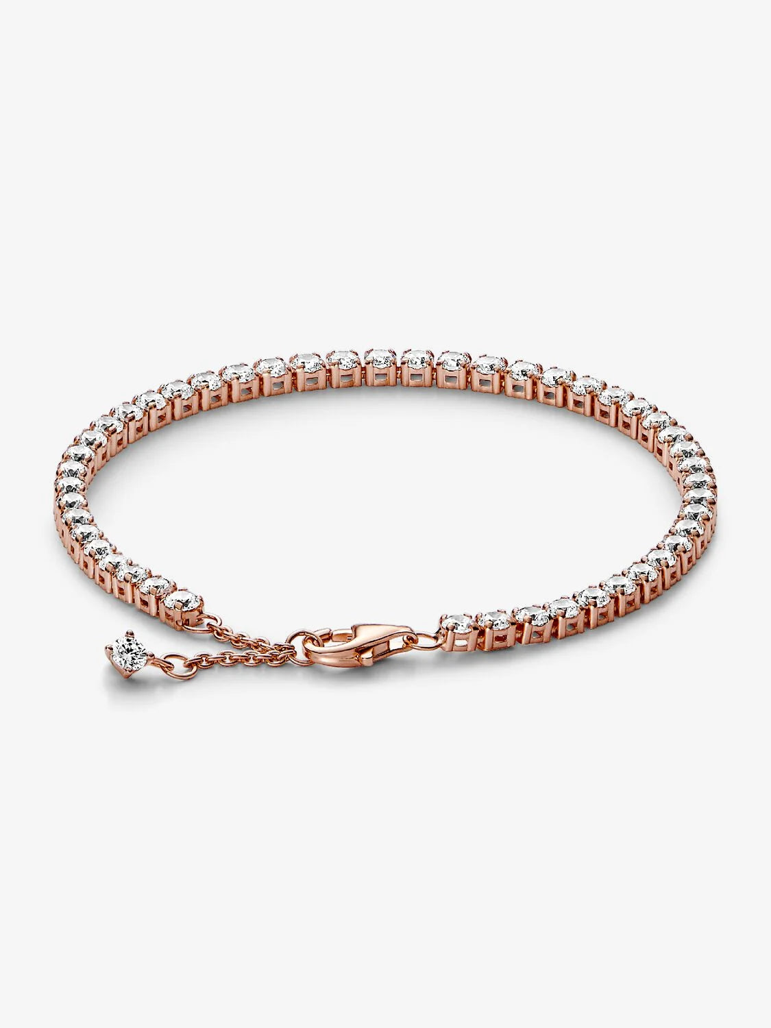 Sparkling Tennis Bracelet
14k rose gold plating