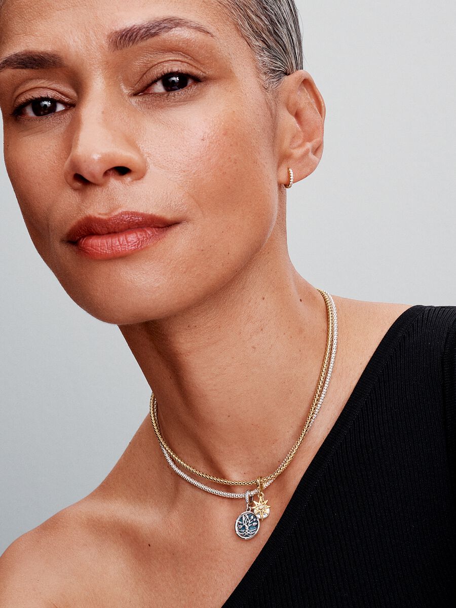 Engravable North Star Lab-grown Diamond Dangle Charm
0.009 ct TW, Sterling silver, 14k gold plating