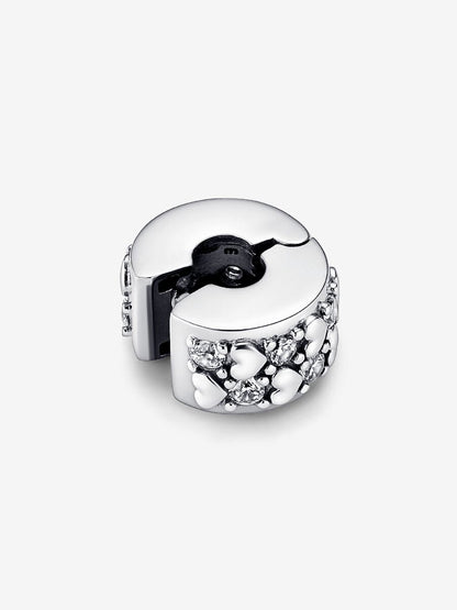 Infinite Hearts Sparkling Clip Charm
