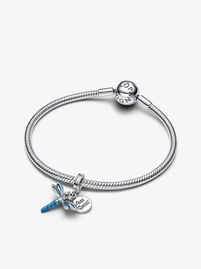 Dragonfly Dangle Charm Bracelet Set