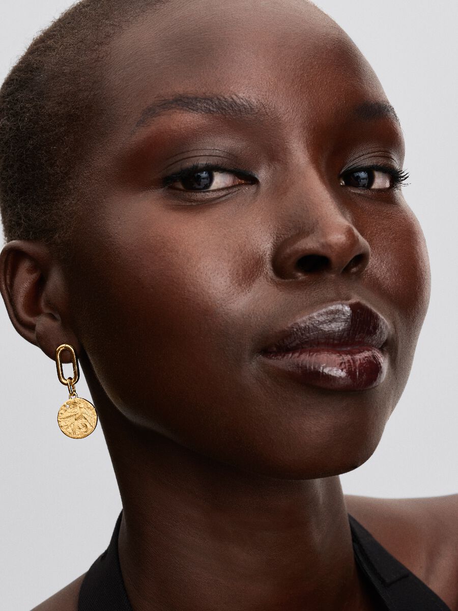 Swallow Medallion Charm