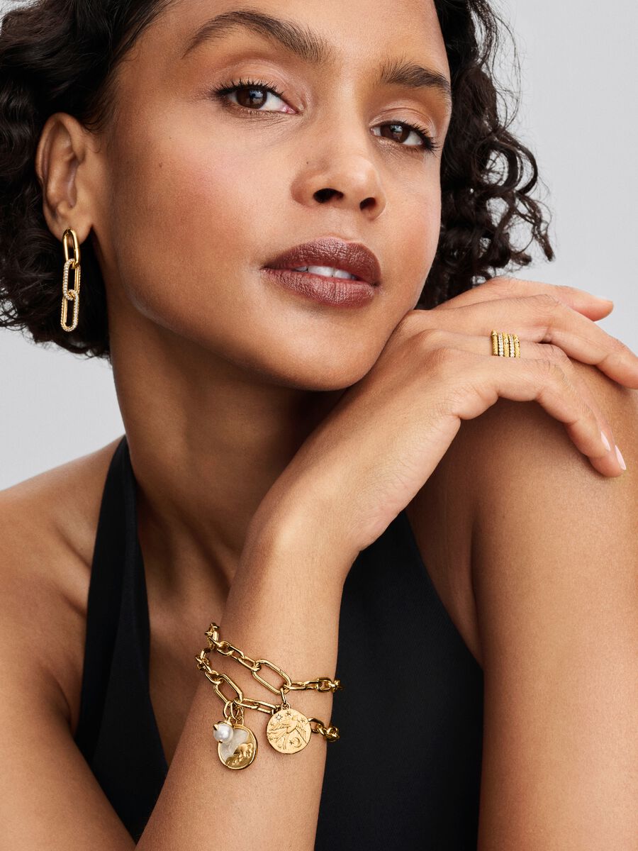 Swallow Medallion Charm