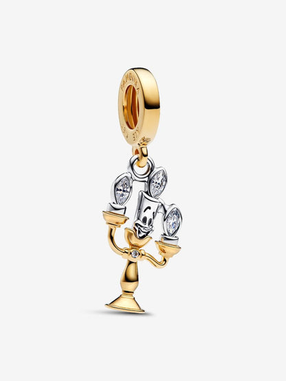 Disney Beauty and the Beast Lumiere Dangle Charm
Sterling silver, 14k gold plating
