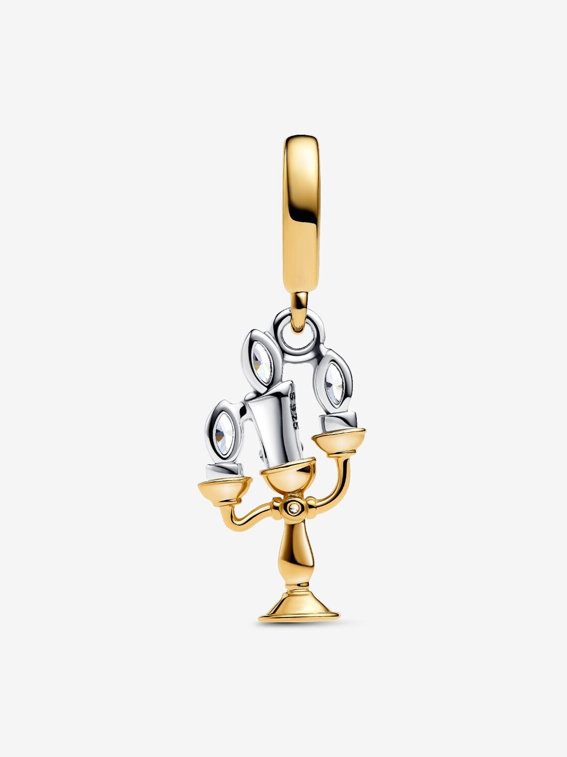 Disney Beauty and the Beast Lumiere Dangle Charm
Sterling silver, 14k gold plating
