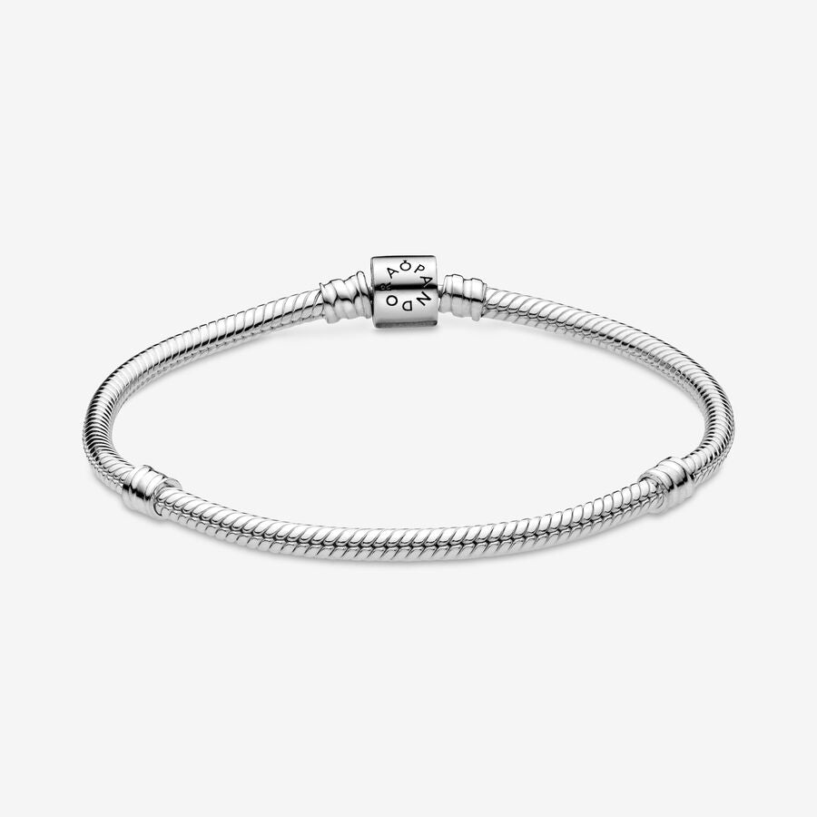 Snake chain sterling silver bracelet