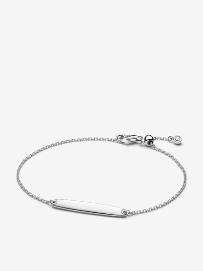 His & Hers Engravable Silver Bracelet Set