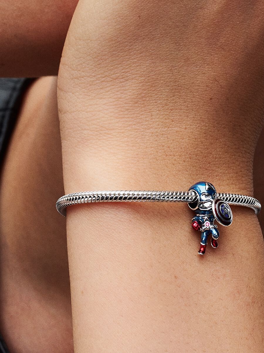 Marvel The Avengers Captain America Charm
