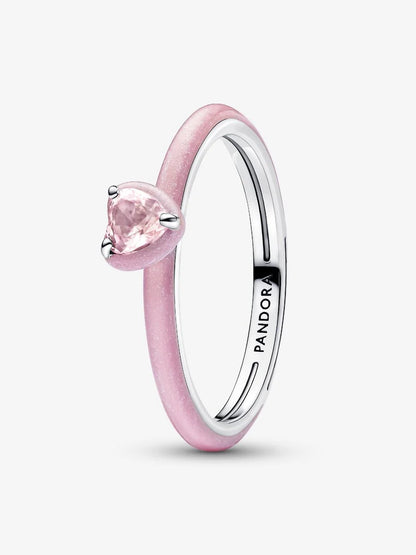Pink Chakra Heart Ring