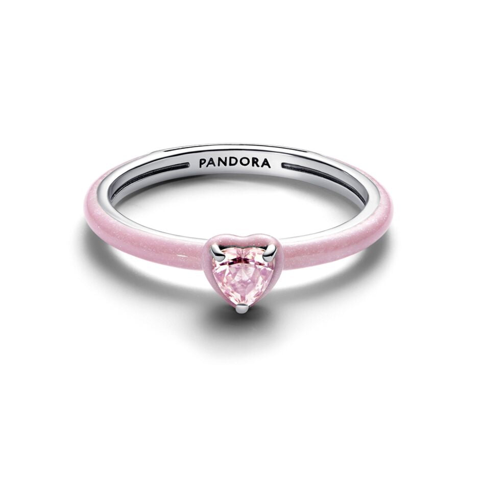 Pink Chakra Heart Ring