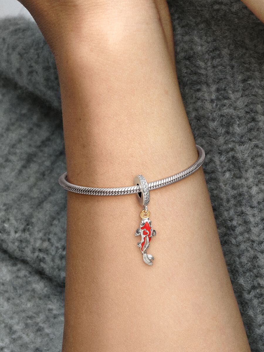 Good Fortune Carp Fish Dangle Charm