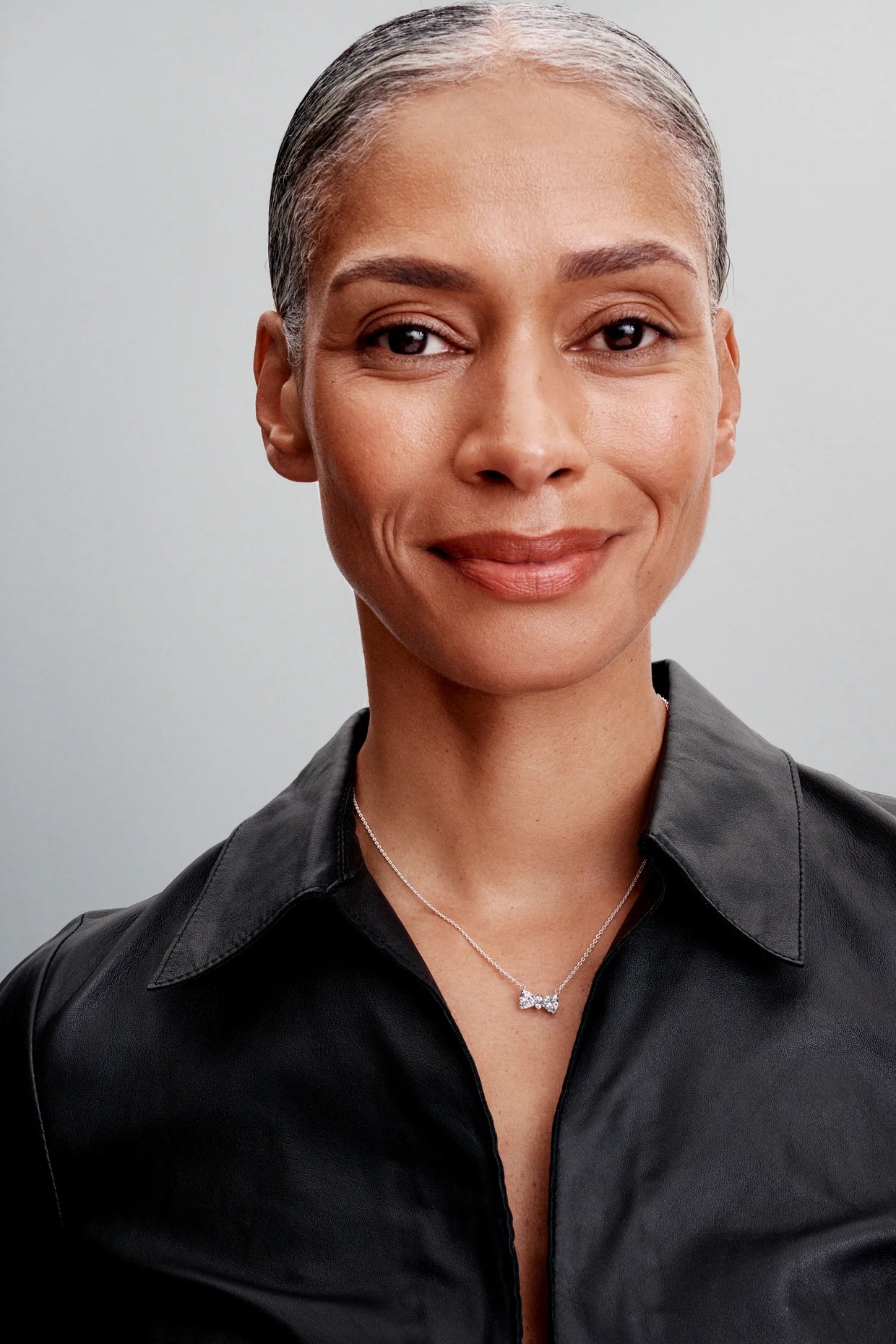 Sparkling Bow Necklace