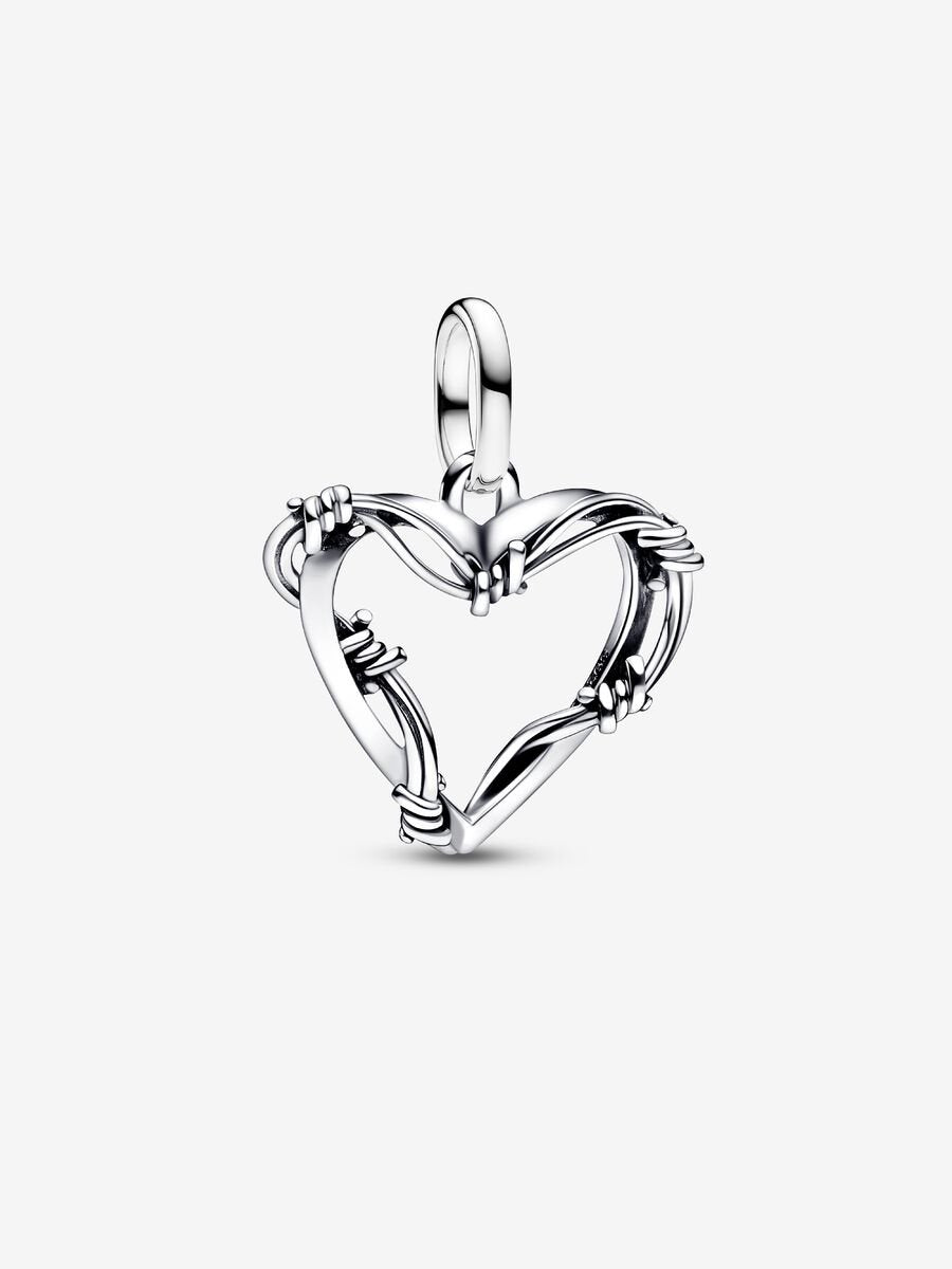 Wire Heart Medallion Charm