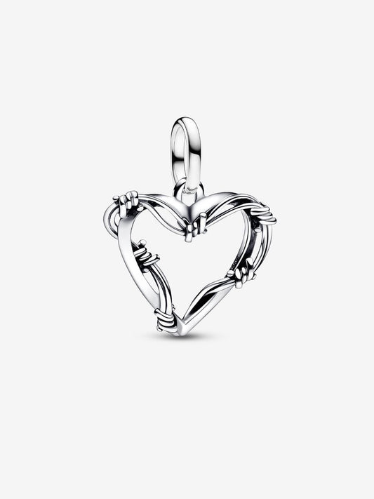 Wire Heart Medallion Charm