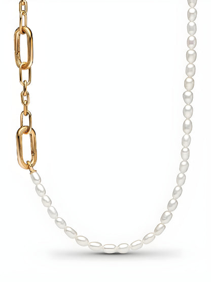 PANDORA ME SLIM TREATED FRESHWATER CULTURED PEARL NECKLACE