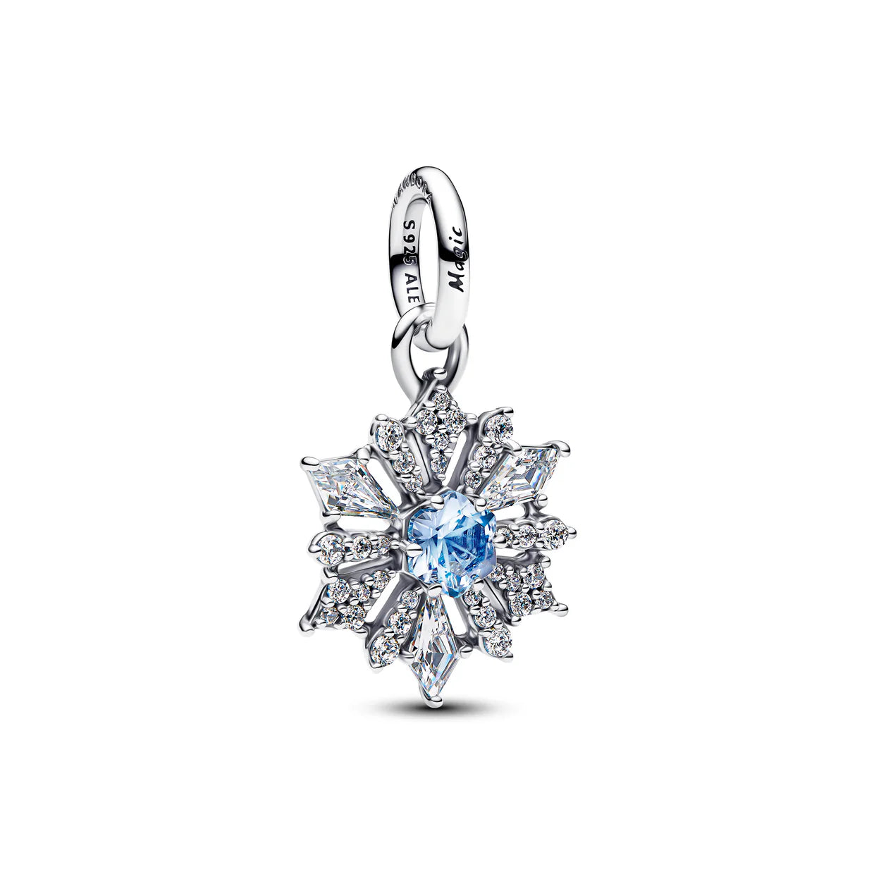Disney Frozen Queen Elsa Snowflake Dangle Charm